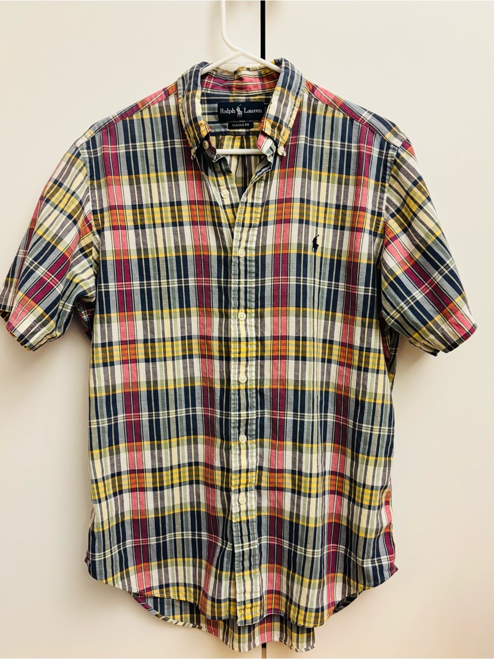 Vintage Ralph Lauren Madras Plaid Button Down